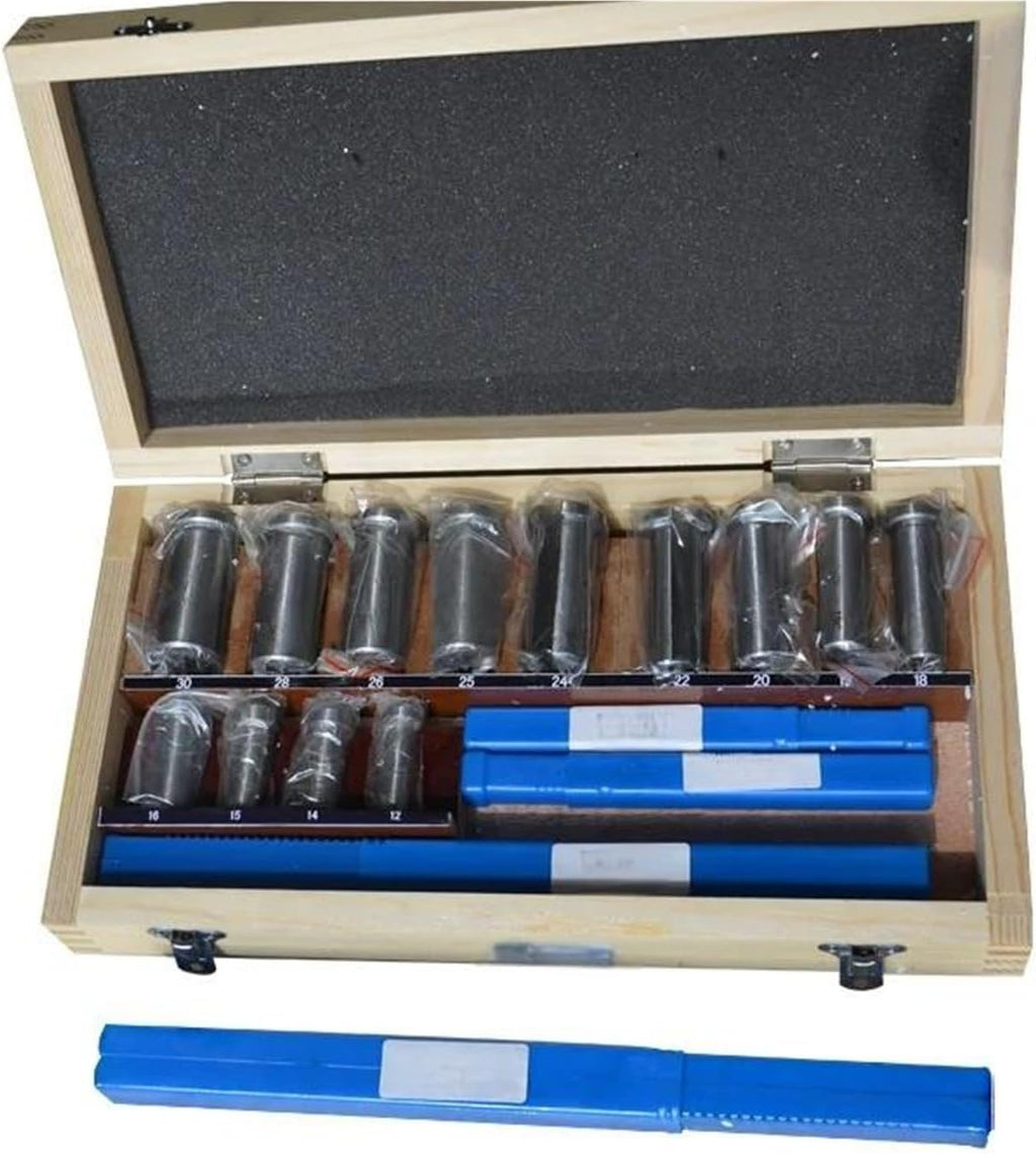 Keyway Cutting Tool 22pcs Hss Groove Keyway Broach Broaches Set Key Tool Bushing Shim 12-30 HSS Knife For CNC Machine for CNC Cutting Machine Too
