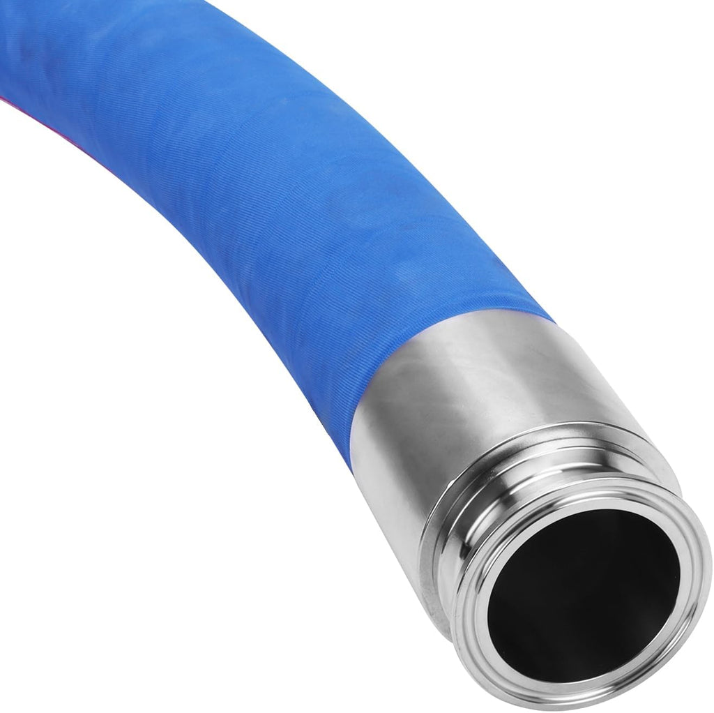 DERNORD Brewery Beer Hose Beverage Transfer Hose Food Grade with 2 Inch Tri-Clamp 3.2ft Length
