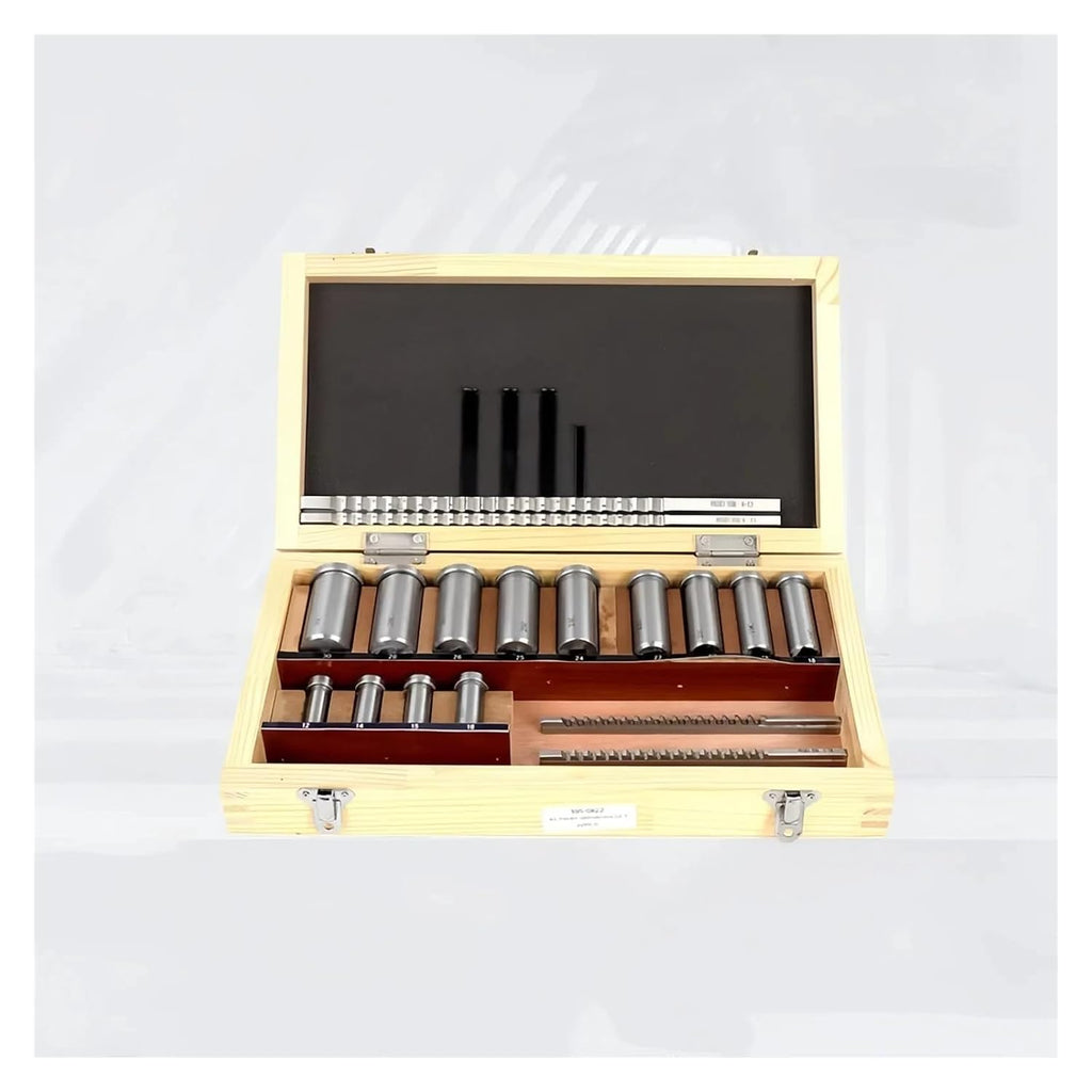 22pcs Keyway Broach Set Metric Size Shim Set High Speed Steel Keyway Cutting Tool for CNC Machine Heat Resistance