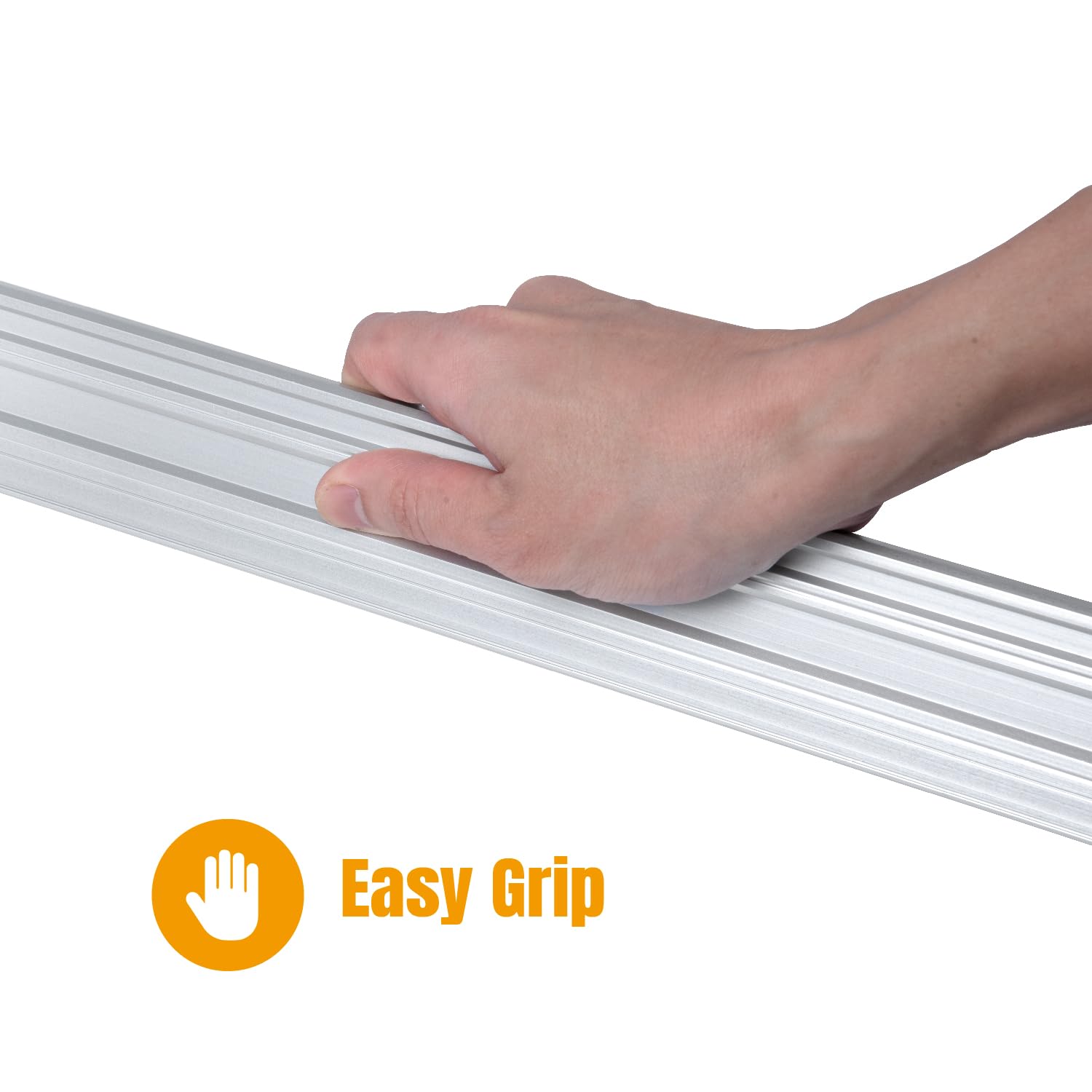 POWERTEC 24, 38 & 50 Inch Machinist Aluminum Straight Edges, for Checking Surface Warp, Marking/Scribing Lines - Used w/Feeler Gauges for Automotive Repairs, Cylinder Head Checks (71720V)