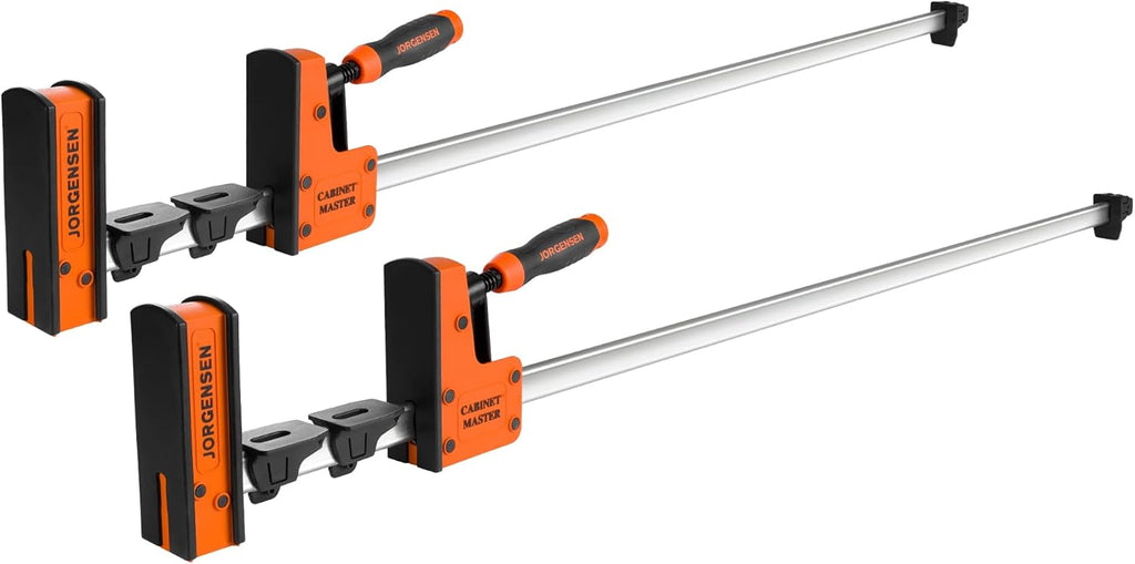JORGENSEN 36-Inch Parallel Bar Clamp 2-Pack & Parallel Clamp Extender