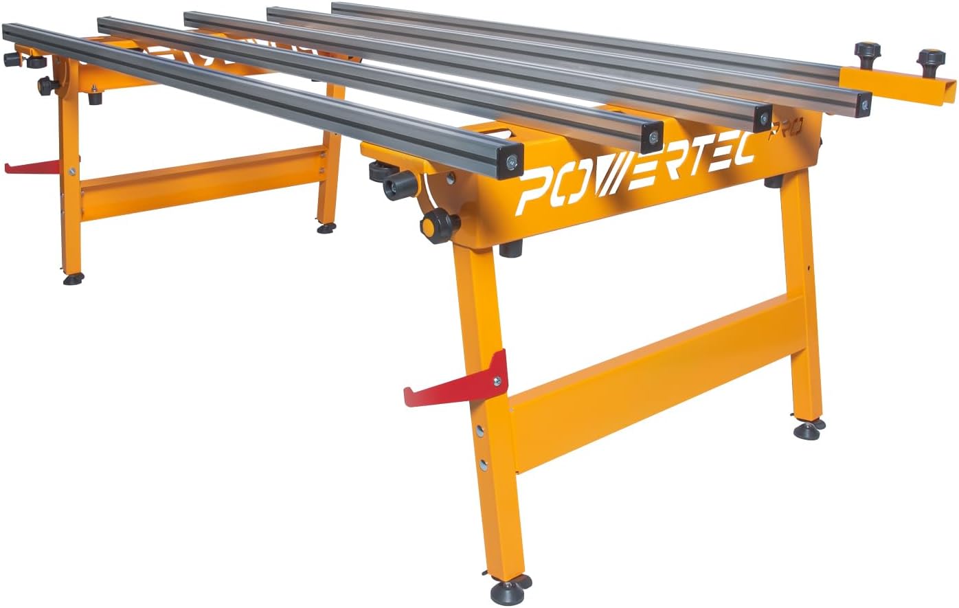 POWERTEC PRO Large Format Tile & Slab Work Table – Heavy Duty, Foldable, 1,100 lbs Capacity, Adjustable Leveling Feet, Steady, Flat Base for Handling and Scoring Large Tile, 71' x 41' (71984)