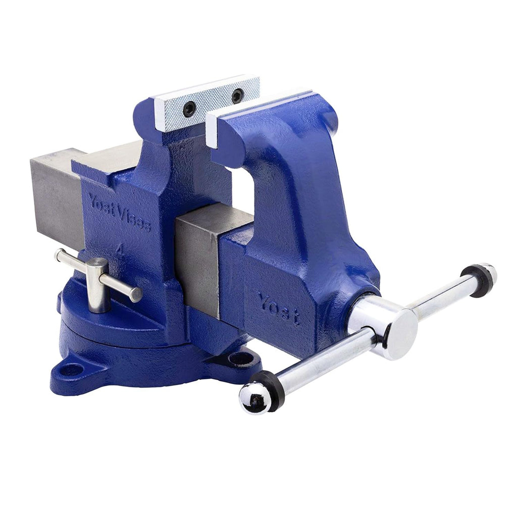 Yost Vises 204 4' Machinist Vise with 360-Degree Swivel Base