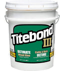 Titebond III Ultimate Wood Glue 5 Gal. – Premium Professional Woodworking Adhesive, Waterproof, Strong Initial Tack, Interior/Exterior Use, Easy Water Cleanup – 1417