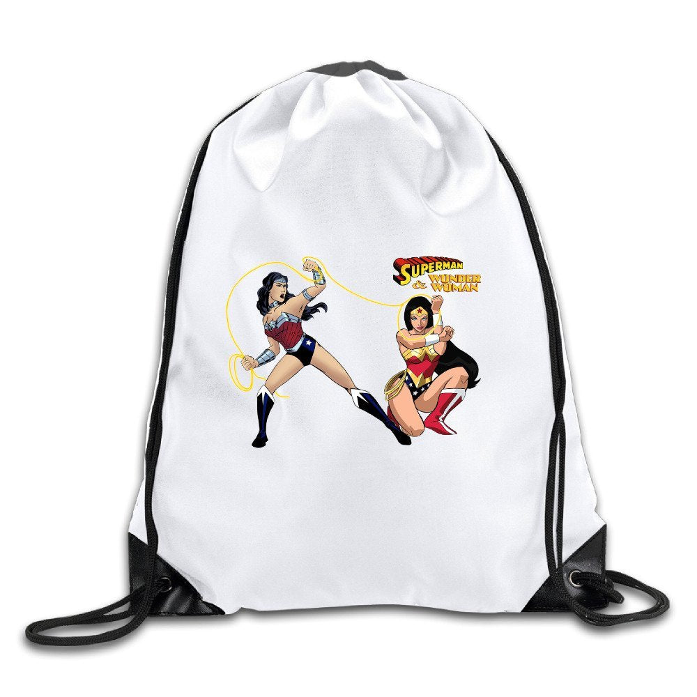 Acosoy Wonder Woman Drawstring Backpacks/Bags