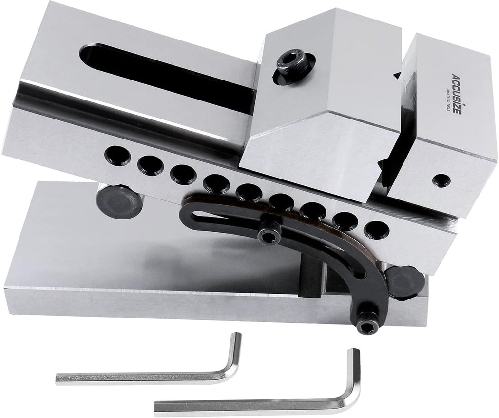 Accusize Industrial Tools 5'' by 0.0002'' Precision Screwless Sine Vise, Ba66-0420
