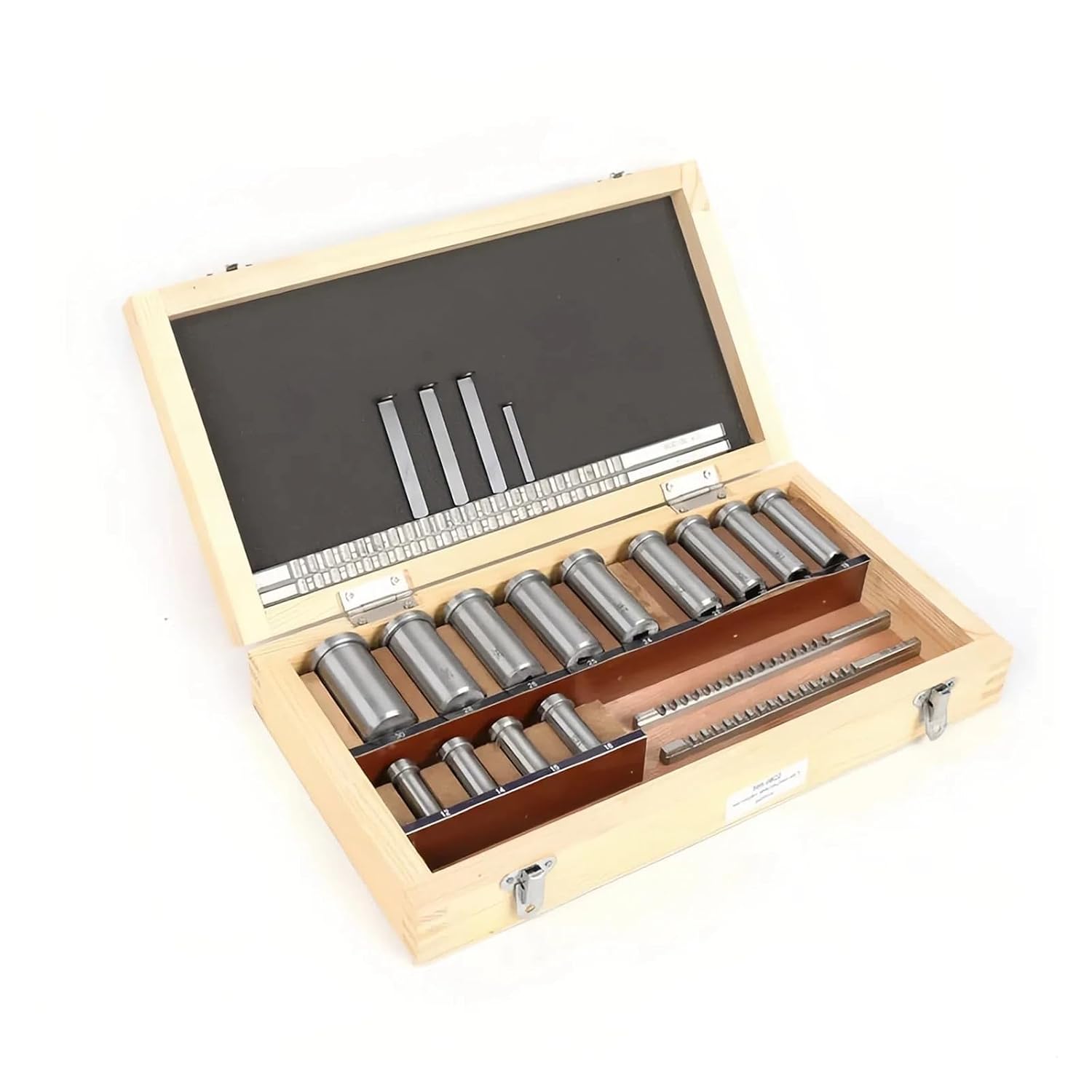 22pcs Keyway Broach Set Metric Size Shim Set High Speed Steel Keyway Cutting Tool for CNC Machine Heat Resistance
