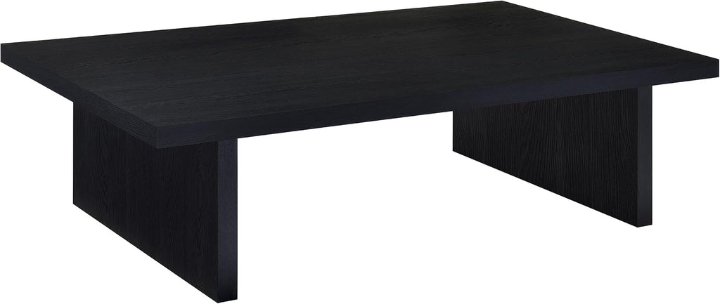 Coaster Home Furnishings Max Rectangular Engineered Laminate Coffee Table Black
