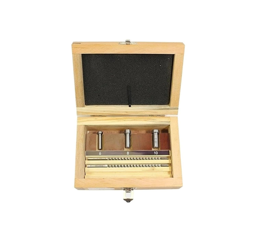 6-Piece Keyway Puller Set, 2mm 3mm High Speed Steel Metric Standard CNC Cutting Tool for Metalworking Heat Resistance