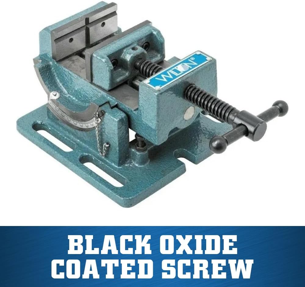 Wilton Cradle-Style Angle Drill Press Vise, 4' Jaw Width & Opening, 1-1/2' Jaw Depth (Model CR4)