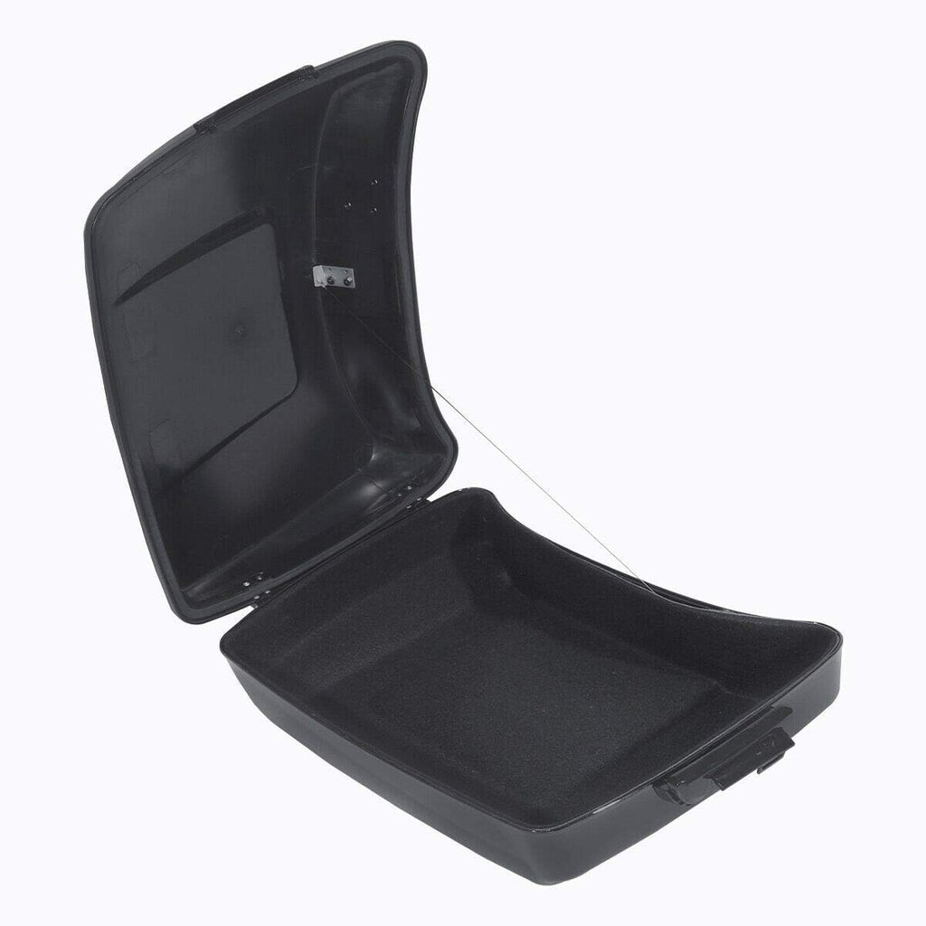 TCMT Chopped Black Latches Trunk Backrest Luggage Rack Mounting Rack Docking Hardware Fit For Harley 2014-2025 Touring CVO Road King Road Glide Street Glide Electra Glide Pack