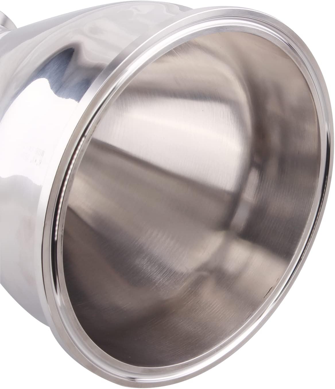 DERNORD Sanitary Fitting Reducer Fitting SUS304 Tri Clamp Ferrule Style 6' Tube OD to 3' Tube OD