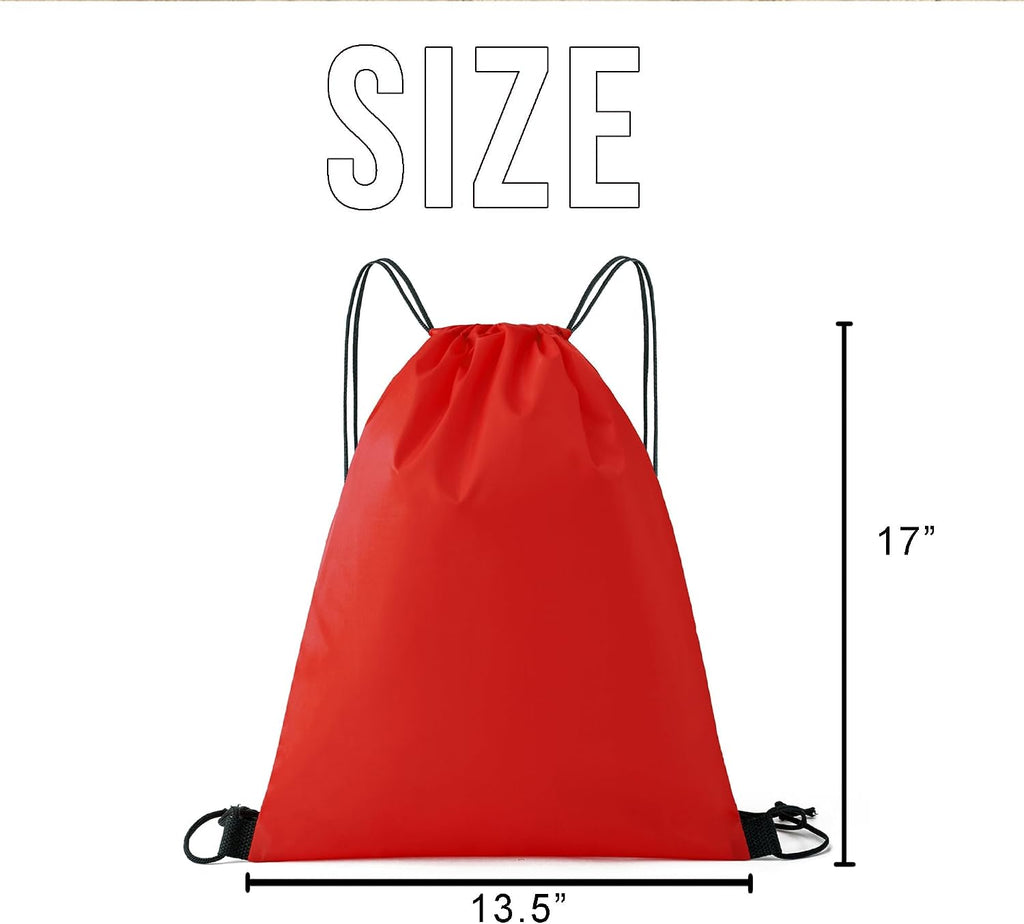 Custom Drawstring Bags Set of 50, Personalized Bulk Pack with Logo/Text-Suitable for Travelling Gym Camping Hiking-Pink