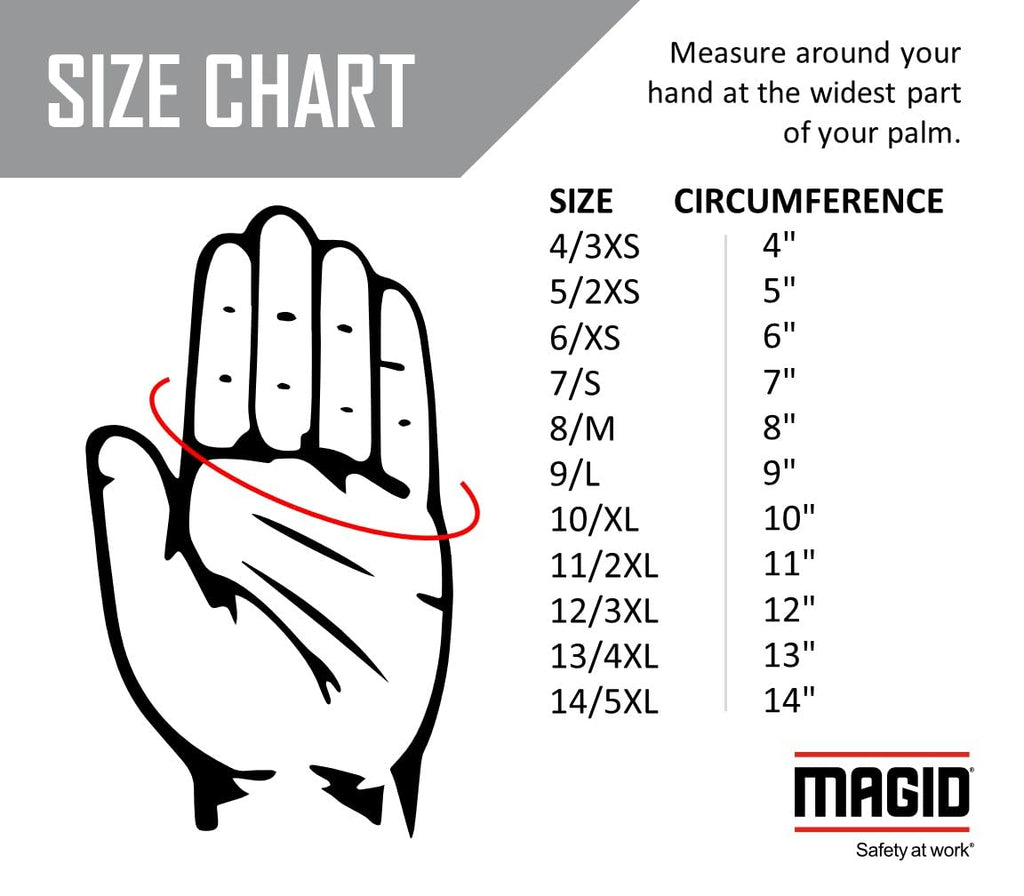 MAGID MultiMaster Ambidextrous PVC Dotted Knit Work Gloves, 108 Pairs, T936CPR