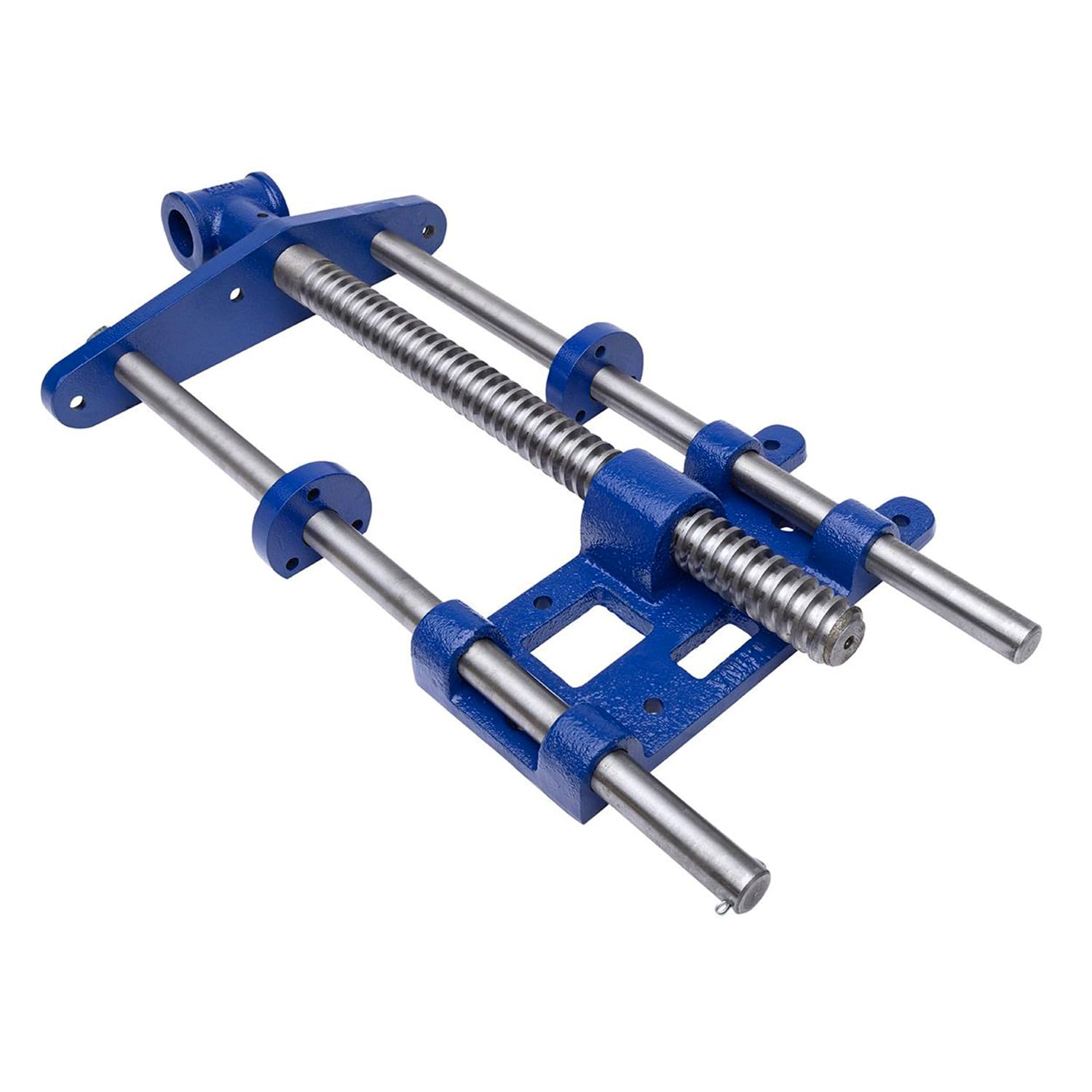 Yost Vises F10WW Woodworker's Vise | Front Vise | 10 Inch Woodworking Tool & POWERTEC 71528 8 inch Workbench Holdfast Woodworking Bench Dog Hole Clamps