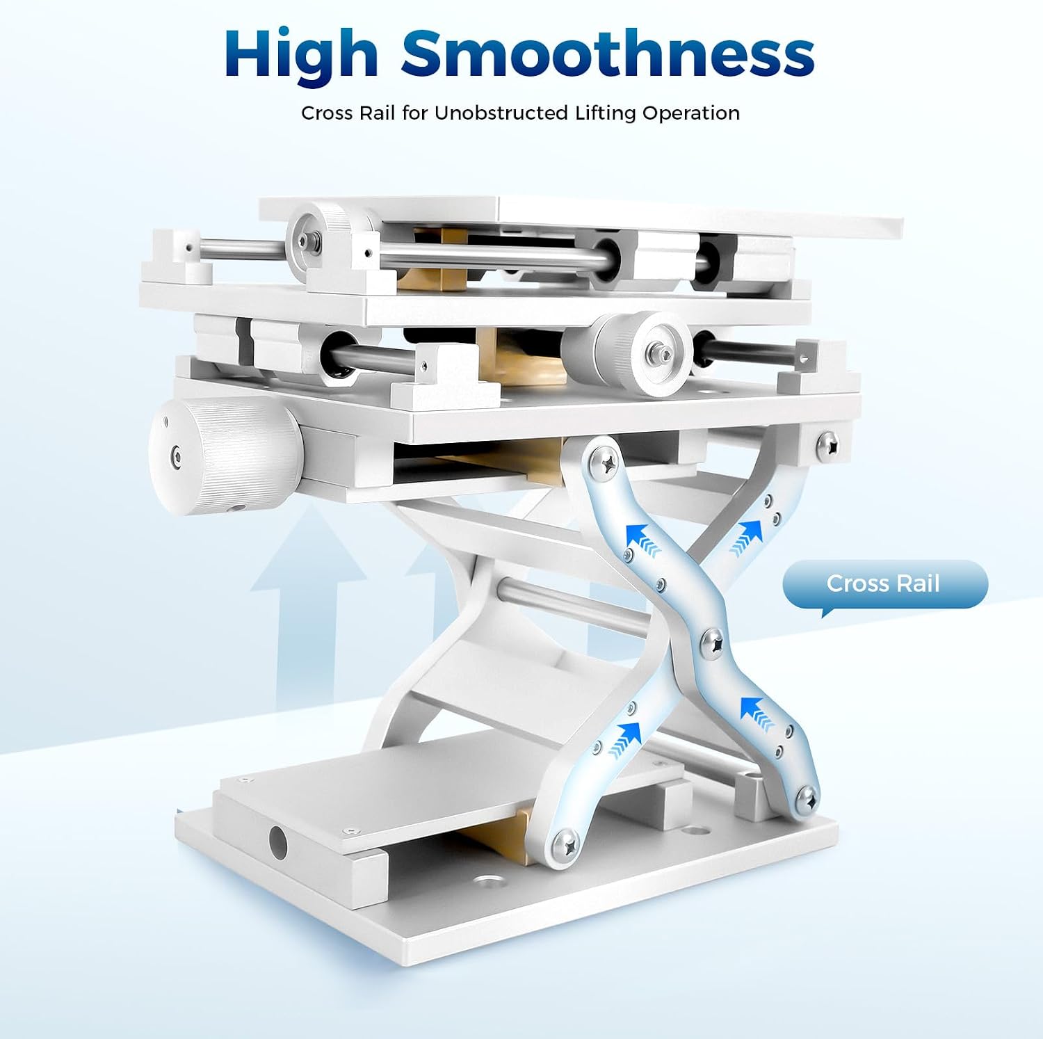 XYZ 3 Axis Moving Workbench, 3D Positioning Moving Table Laser Marking Engraving Machine, Portable Aluminum Alloy Working Table