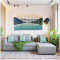 LXHELIVERY Wall Hanging Large Chic Woven Tapestry Art Cotton Rope Wall Decor Hand Weaves for Wall Art Handmade Decor Bedroom Living Room Apartment Backdrop (Color : Multi-Colored, Size : 90x60x90cm)