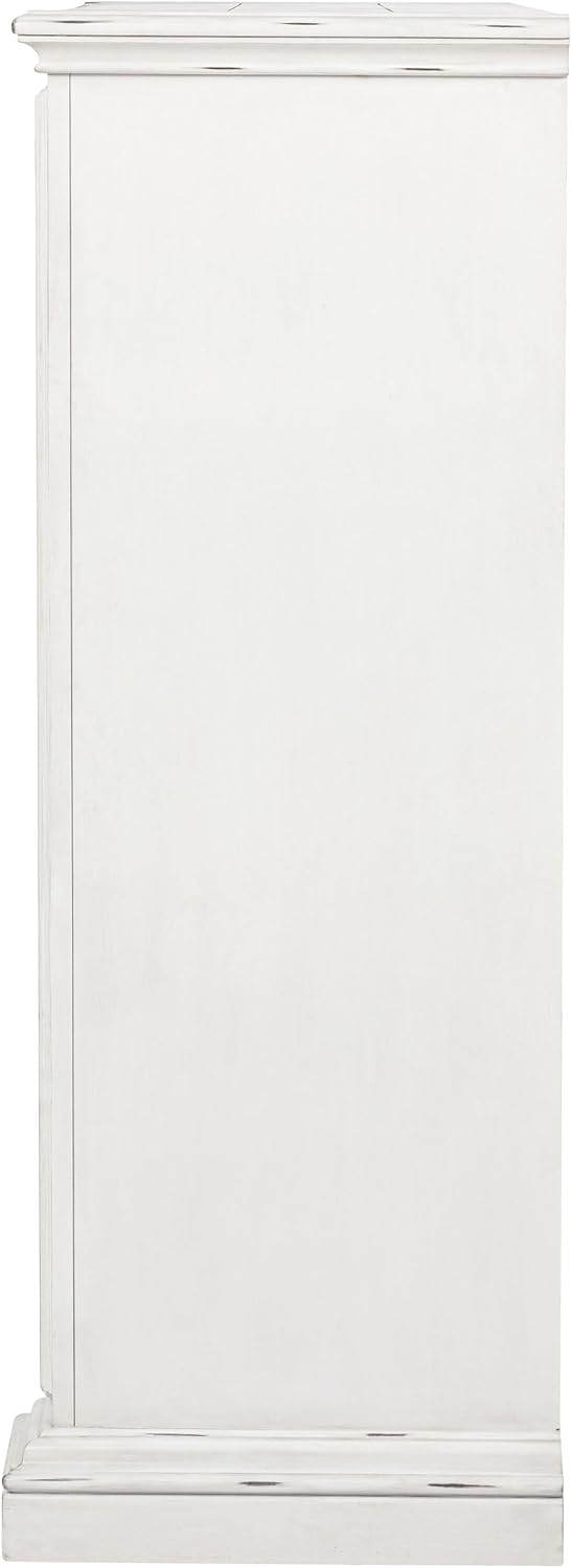 Coaster Home Furnishings - McKinney - Wood - 5-Drawer Chest with Bar Pull Handles, Felt-Lined Top and Rectangular Profile - Bedroom - Vintage White - 215875
