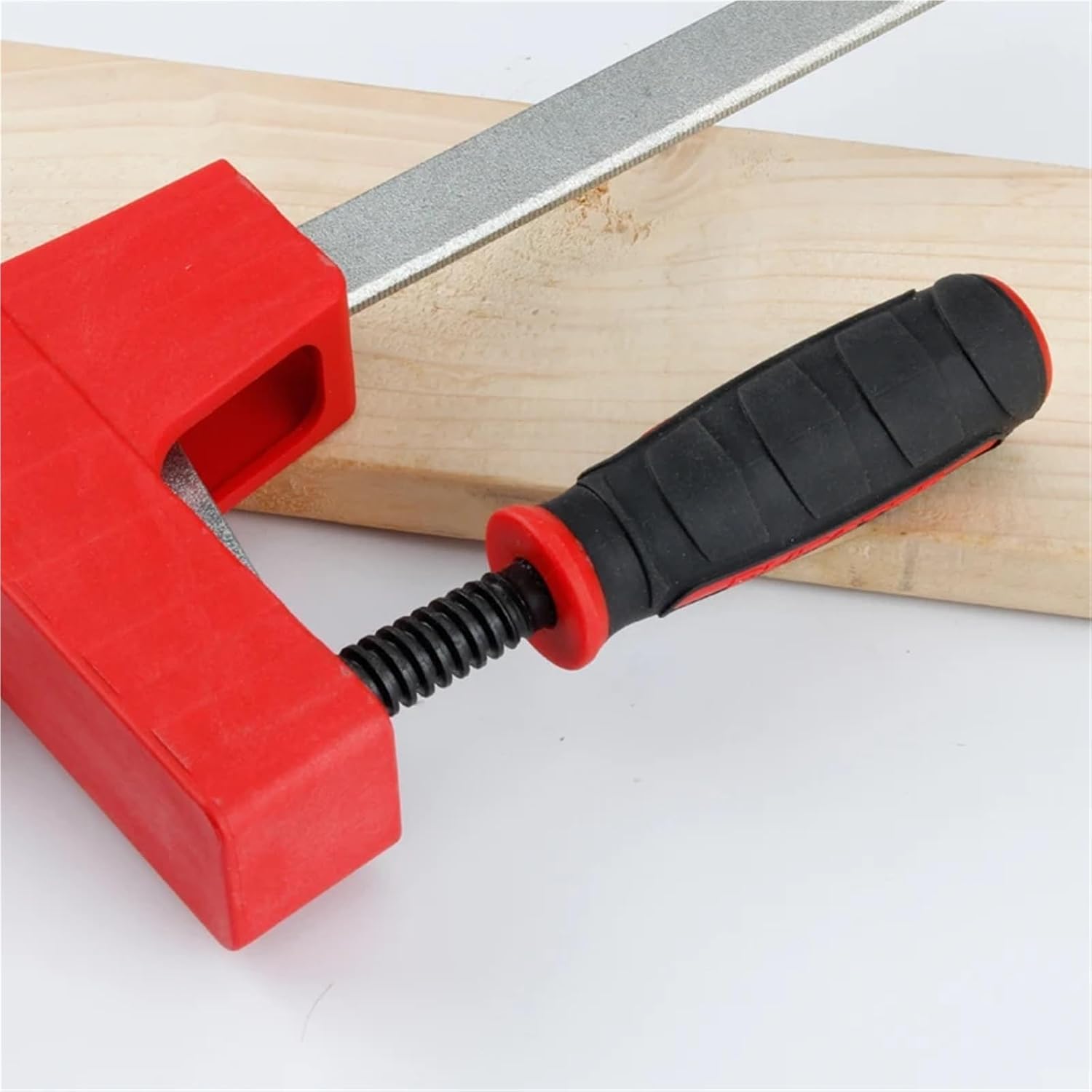 1pcs 8-24 inch 1500N Heavy Duty F Parallel Clamp Large Fiture Clamp 80mm Depth Adjustable Clamps for Woodworking(1pcs 12 inch)