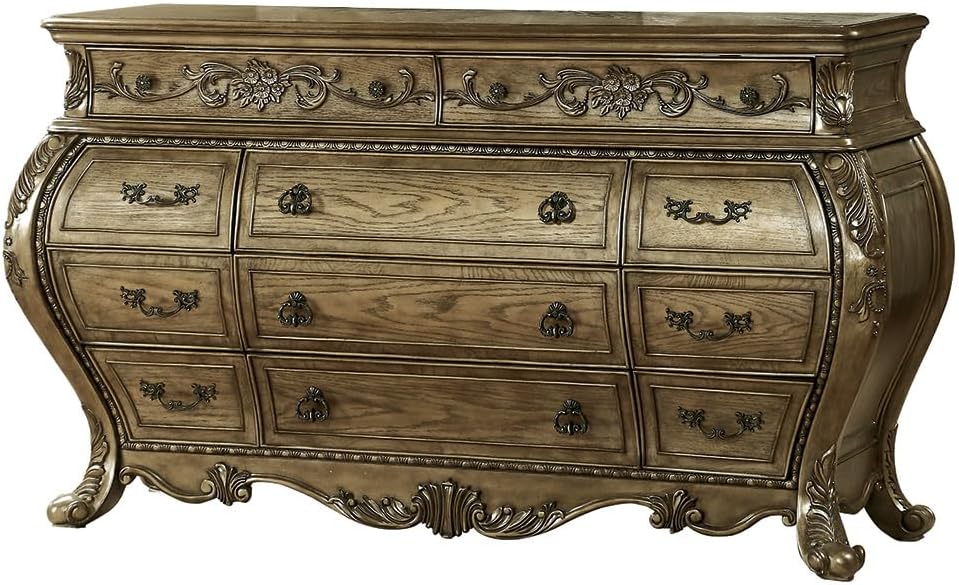 ACME Furniture Ragenardus Dresser, Vintage Oak