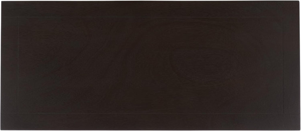 SAFAVIEH Furniture - Herman 2-Drawer Storage Unit - Dark Chocolate - Solid Wood - Classic Storage Design - Ideal for Living Room, Entryway, 29' W x 13' D x 27.5' H - Fully Assembled (AMH5702H)