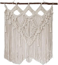 Woven Wall Hanging Tapestry Woven Wall Decor - Cotton Tassel Curtain Chic Wall Art For Gifts Bedroom Living Room Dormitory Home Decoration Wedding Decoration ( Color : White , Size : 90x100x100cm )