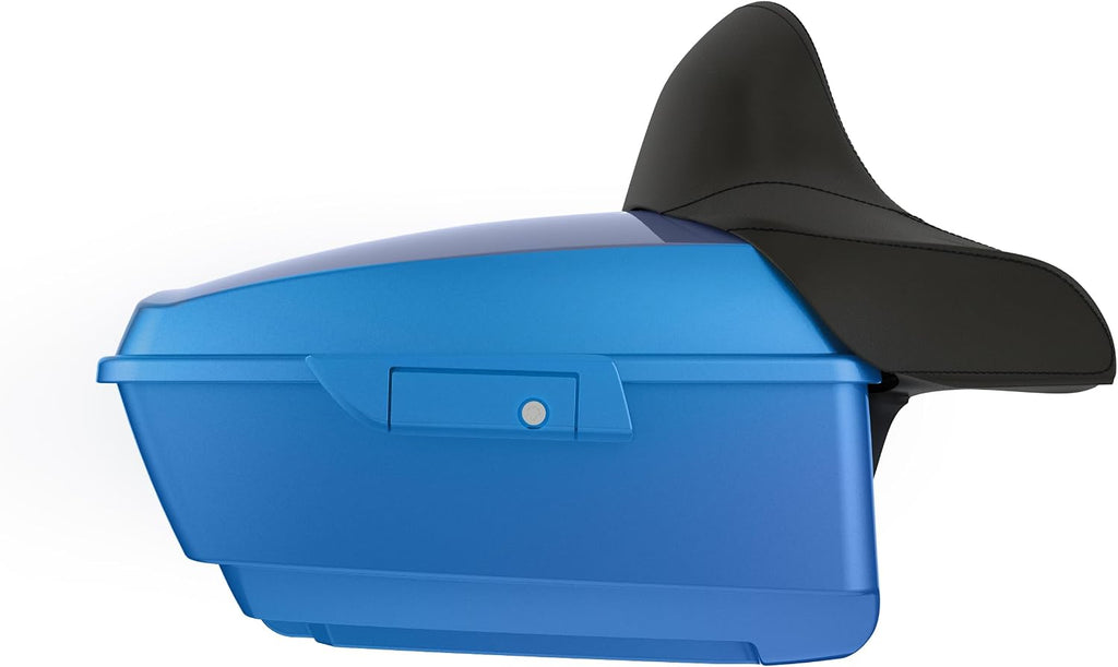 Tour Pack Latches,Tour Pack Trunk Lid Latch with Keys Fit for Harley Touring/Road King/Road Glide/Street Glide/Electra Glide/Ultra-Classic 2014+ Electric Blue