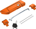 Tour Pack Latches for Harley,Tour Pack Trunk Lid Latch with Keys Fit for Harley Touring/Road King/Road Glide/Street Glide/Electra Glide/Ultra-Classic 2014+ Baja orange
