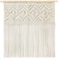 LXHELIVERY Wall Hanging Handmade Cotton Rope Wall Tapestry, Woven Wall Handmade Decor Living Room for Wedding, Tapestry Wedding Decor,Wall Art Handmade Decor Living Room