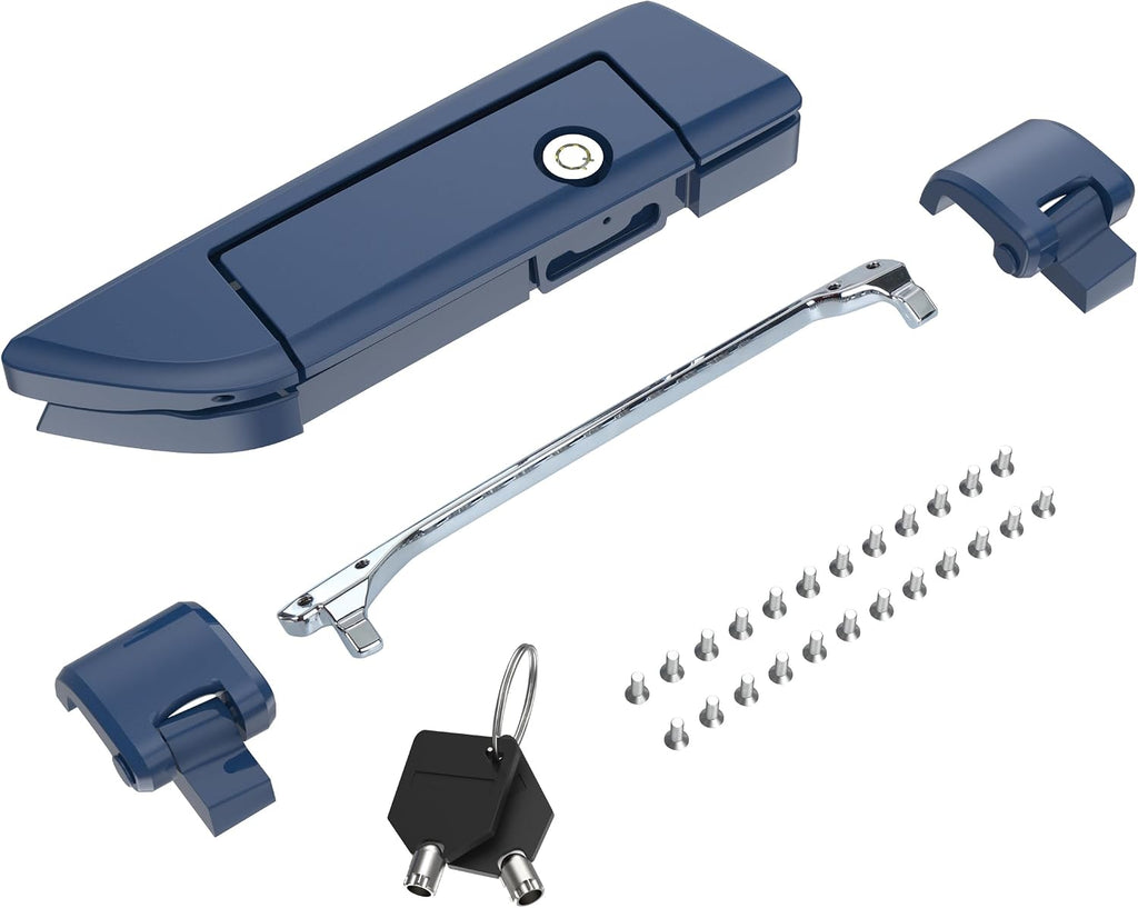 Tour Pack Latches Hinges Fit for Harley Touring Razor Chopped King Pak Road King Road Glide Street Glide Electra Glide 2014-2025 Billiard Blue