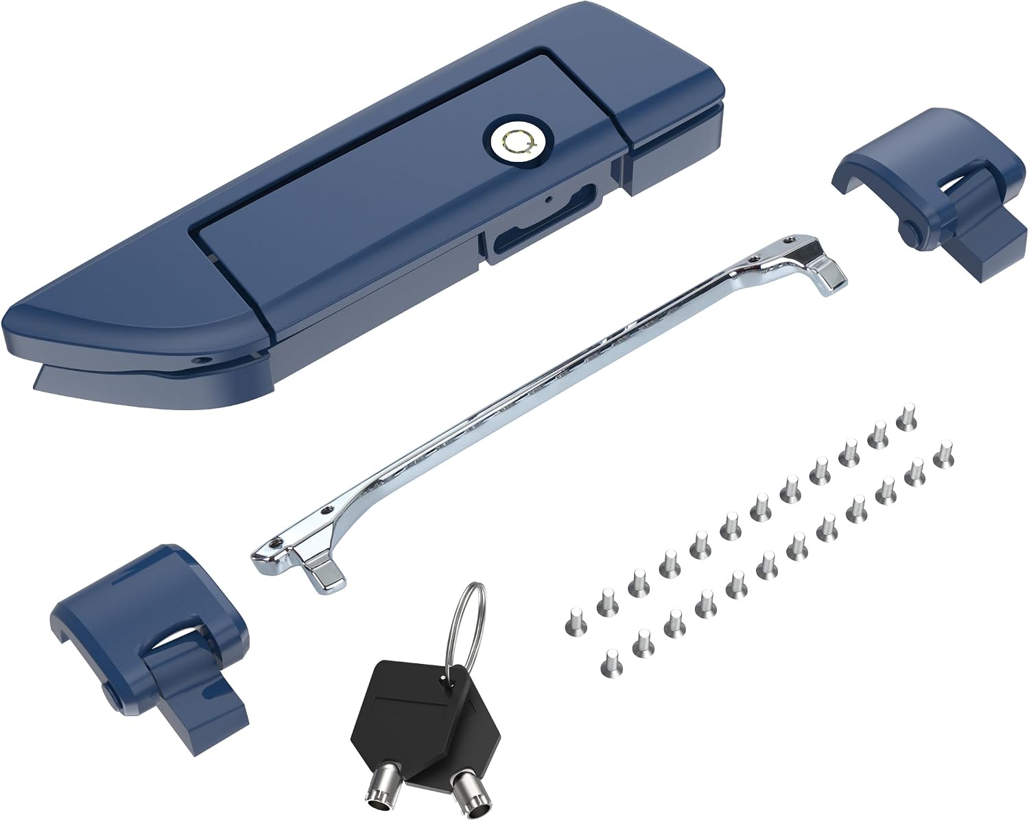 Tour Pack Latches Hinges Fit for Harley Touring Razor Chopped King Pak Road King Road Glide Street Glide Electra Glide 2014-2025 Billiard Blue