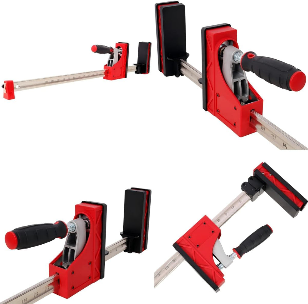 Parallel Clamp Kits, 12PCS Woodworker Tools Set, 24 Inch Parallel Clamps 2pcs, 40 Inch Parallel Clamps 2pcs, 2 Inch Bench Dogs 4pcs, Framing Blocks 4pcs, Heavy Duty Framing Tools for Cabinet Making