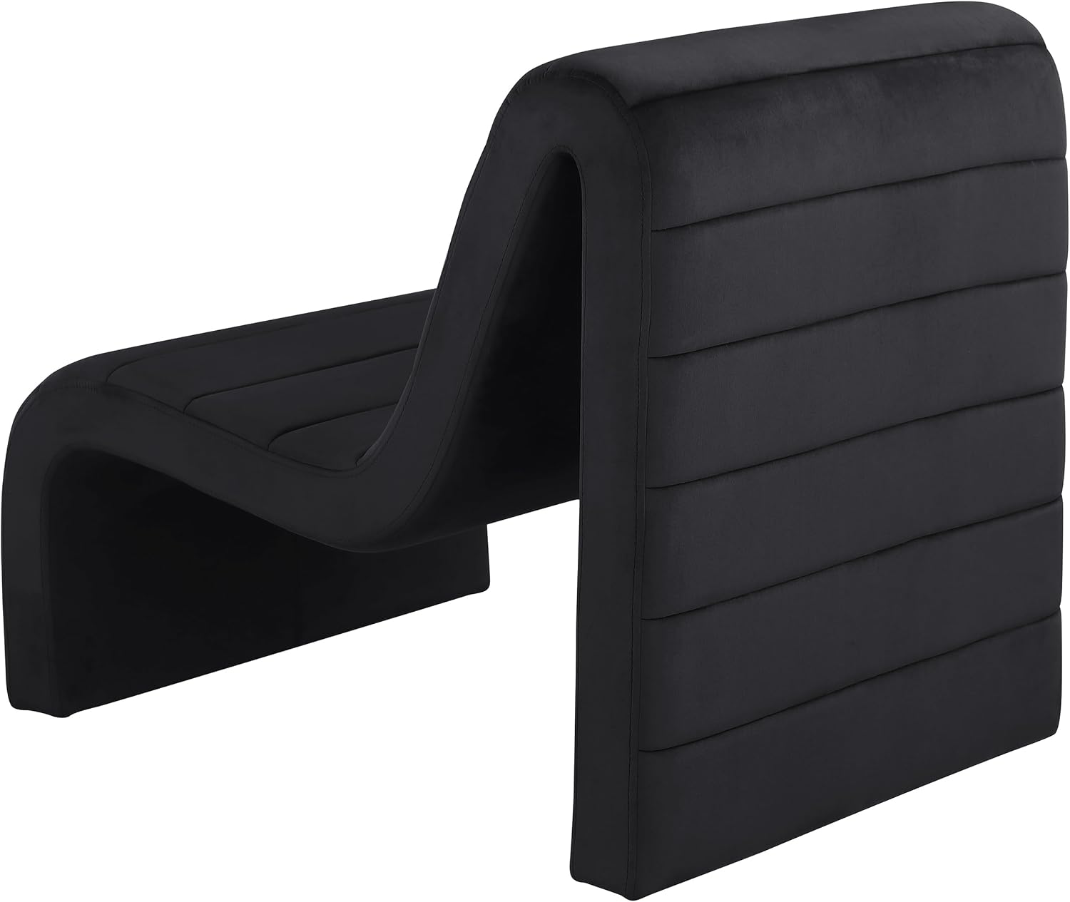 Meridian Furniture Ivy Black Velvet Accent Chair