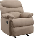 Acme Furniture Arcadia Recliner in Light Brown