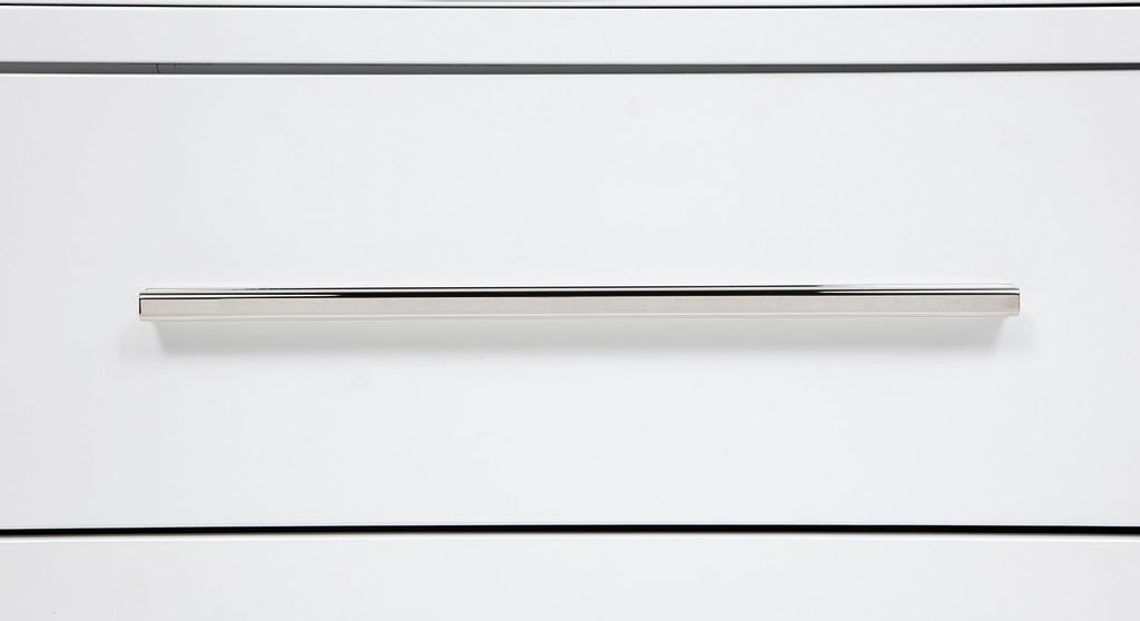 Coaster Home Furnishings - Gracemont - Wood - 8-Drawer Dresser with Felt-Lined Drawers, Brushed Nickel Pulls and Contemporary Style - Bedroom - White - 225073