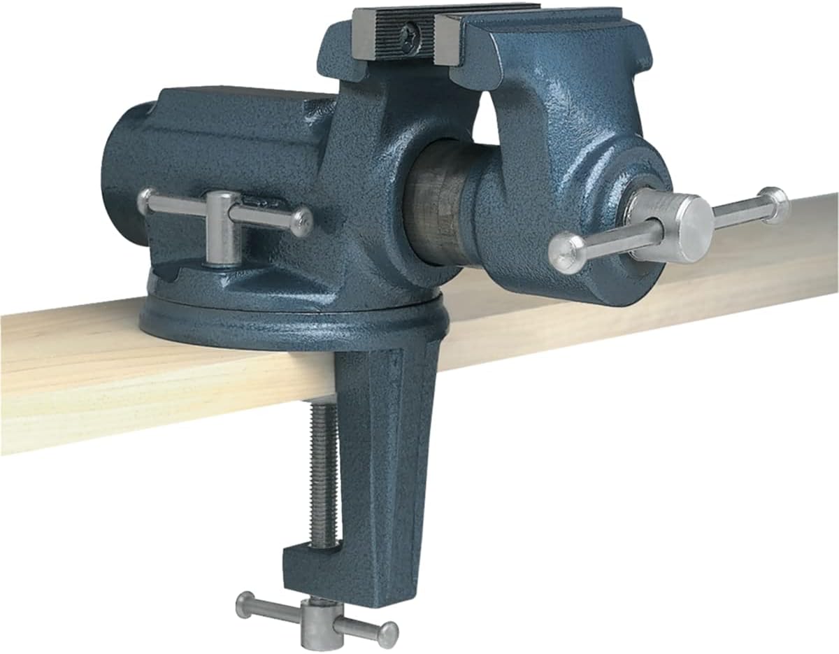 Wilton Super-Junior Clamp-On Vise, 4' Jaw Width, 2-1/4' Jaw Opening, 2' Throat (Model CBV-100)
