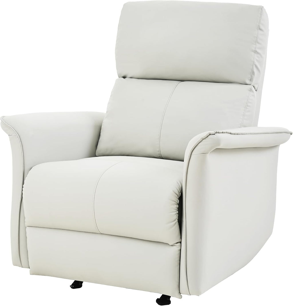 KEIKI Swivel Rocker Recliner Chair for Adults, Rocking Recliner Chair, Glider Rocking Chair, Reclining with Modern-Designed Armrests, Nursery Recliner for for Small Spaces/Living Room/Bedroom/Nursing
