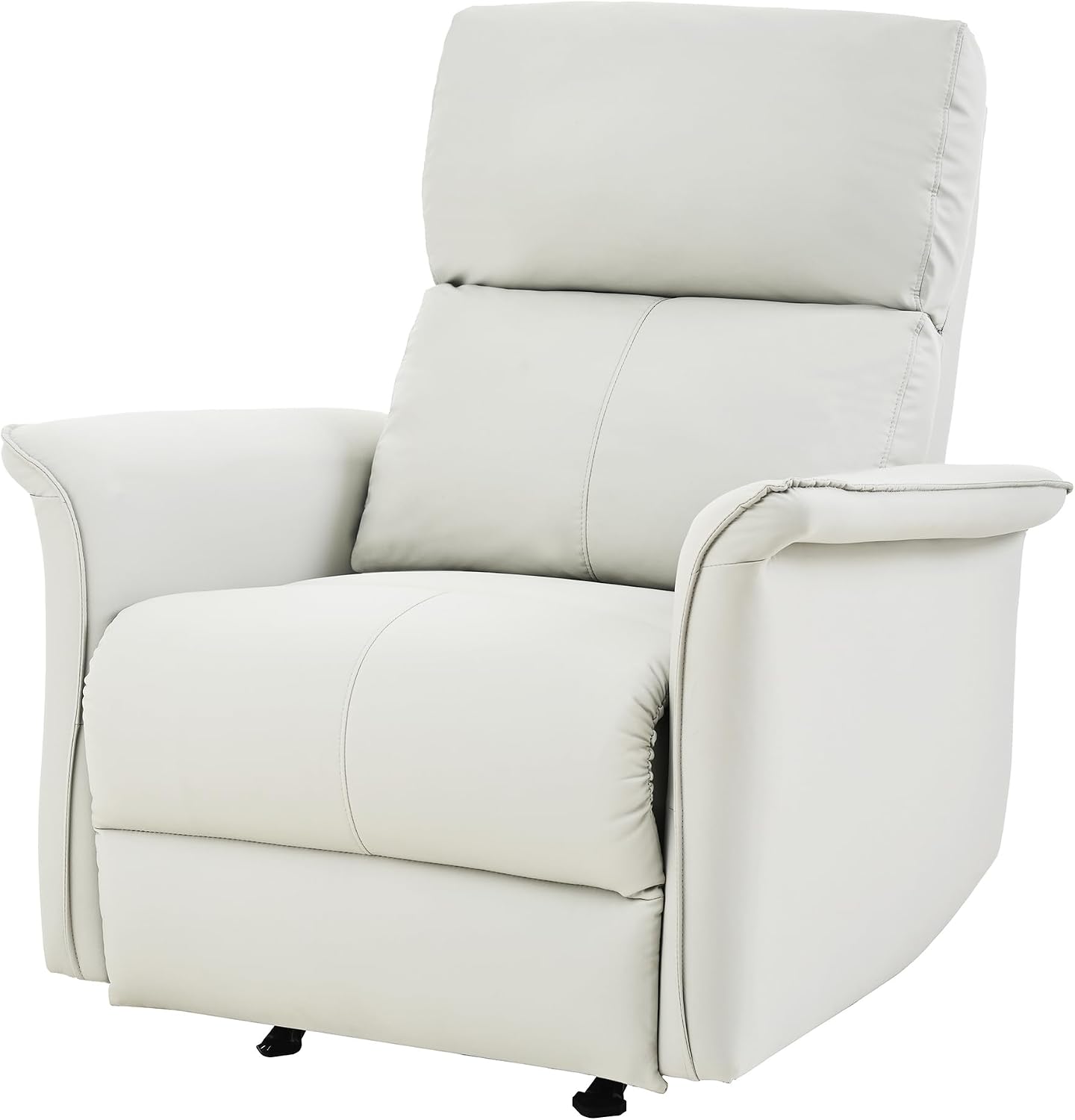 KEIKI Swivel Rocker Recliner Chair for Adults, Rocking Recliner Chair, Glider Rocking Chair, Reclining with Modern-Designed Armrests, Nursery Recliner for for Small Spaces/Living Room/Bedroom/Nursing