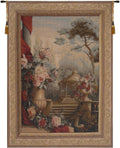 Charlotte Home Furnishings Inc. Bouquet Jardin Garden French Tapestry Wall Hanging, 57 X 41 Inch, Viscose Cotton And Polyester Blend Wall Art, Perfect For Home Decor, Wall Decor By Redoute