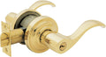Baldwin Estate 5255.003.LENT Left-Handed Keyed Entry Wave Lever in Polished Brass