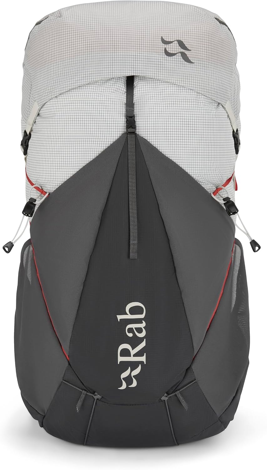 Rab Muon Hiking Pack - Lightweight Durable Backpack for Hiking, Trekking, & Backpacking - Pewter/Graphene - 50-Liter (Back Length - Medium)