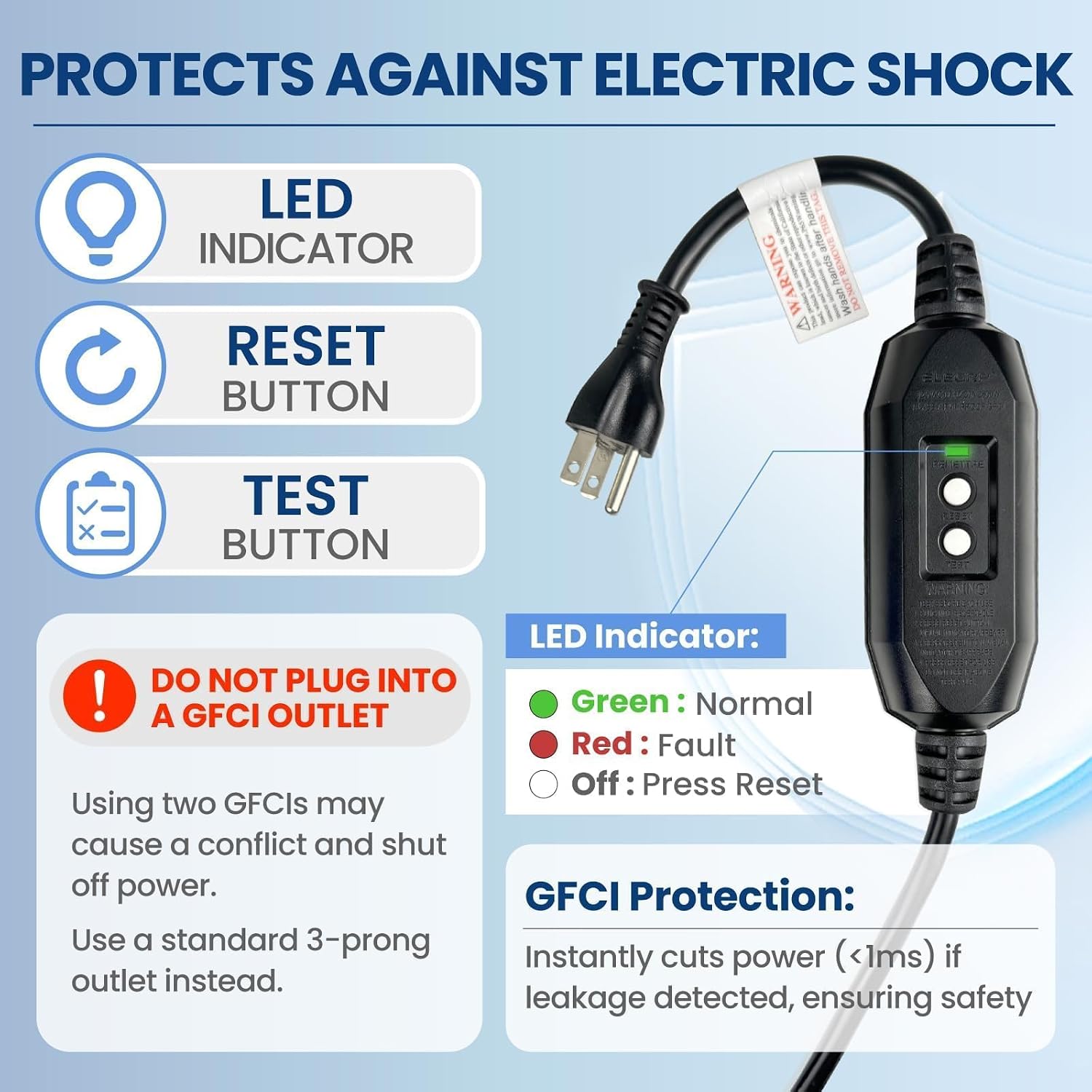 Upgrade In Pipe Heating Cable with Y-Fitting, CSA Certified Self-Regulating Heating Cable Inside Pipe for Easy Installation, 120V 80ft, YeloDeer Freeze Protection for Drinking Water Pipes