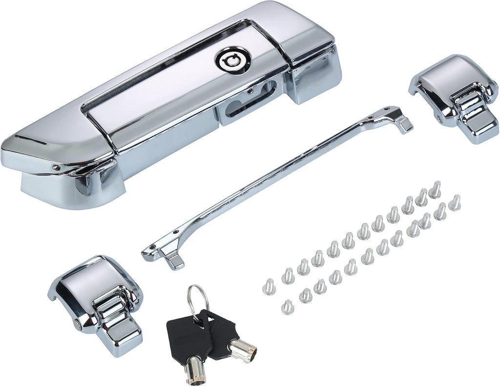 Tour Pack Latches Hinges Fit for Harley Touring Razor Chopped King Pak Road King Road Glide Street Glide Electra Glide 2014-2025 Chrome