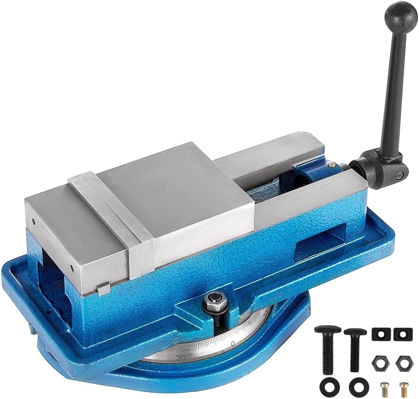 Precision Milling Machine Vise 4 Inch Swivel Base Clamping Vise Bench Vice Clampfor Milling Drilling Machine