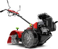 EARTHQUAKE 31285 Pioneer Dual Direction Rear Tine Tiller with Instant Reverse, Airless Wheels, 17' Width, 11' Tilling Depth, 99cc 4-Cycle Viper Engine, Black/Red