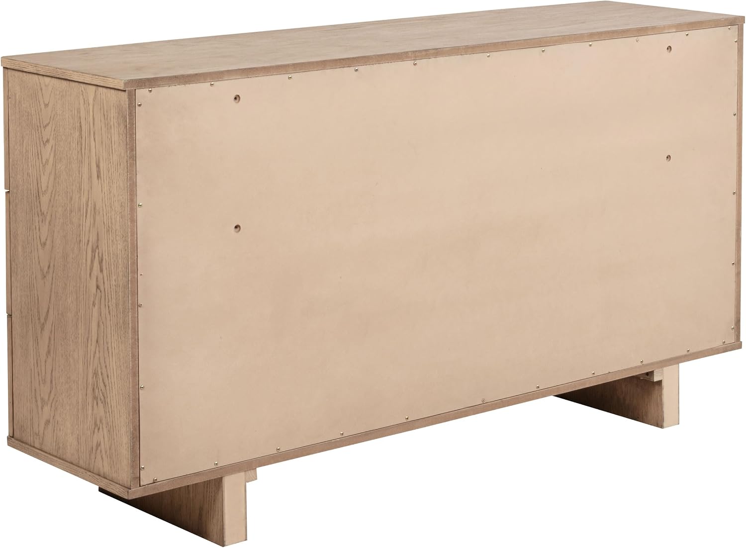 Coaster Home Furnishings - Kailani - Wood - 9-Drawer Dresser with Antique Brass Hardware, Metal Extension Glides, Coastal Style - Bedroom - Beige Oak - 225043