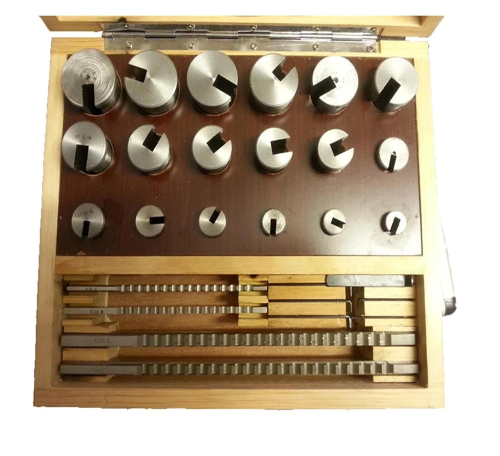 HSS Keyway Broach Set Metric High Speed Steel with Guide Bushing for CNC Cutting Machine Tool Heat Resistance