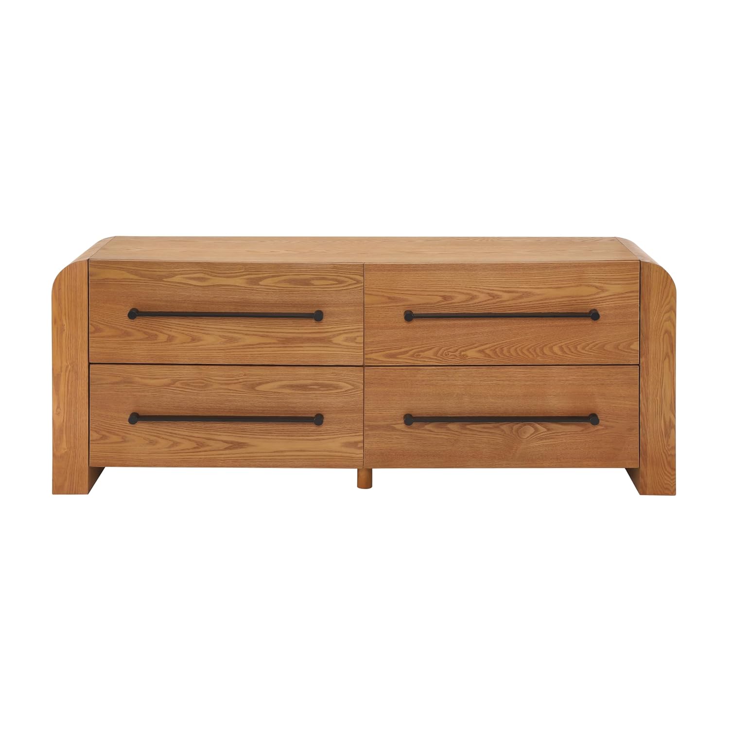 Christopher Knight Home Rulor Modern Sideboard Buffet Cabinet, Wooden Storage Cabinet Organizer, Living Room TV Stand Entertainment Center, Narrow Console Table, Natural