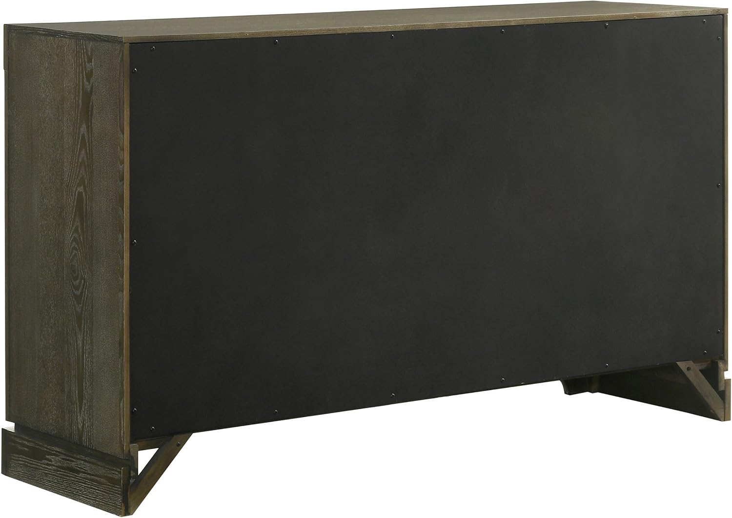 Coaster Home Furnishings - Gran Park - Wood - 6-Drawer Dresser with Brass Knobs, Felt-Lined Top, Rectangular Structure, Ball-Bearing Glides, Modern Classic Style - Bedroom - Dark Cocoa - 224933