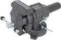 JEGS 805445 Multipurpose Bench Vise 5 in. Jaws 360 degree Dual Lockable Swivel Base
